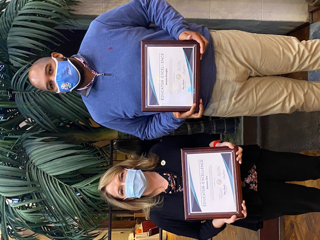 Amanda Ellis, MT and Jeremy Draughn, Psychologist receive Educator of Excellence Award Amanda Ellis, MT and Jeremy Draughn, Psychologist receive Educator of Excellence Award